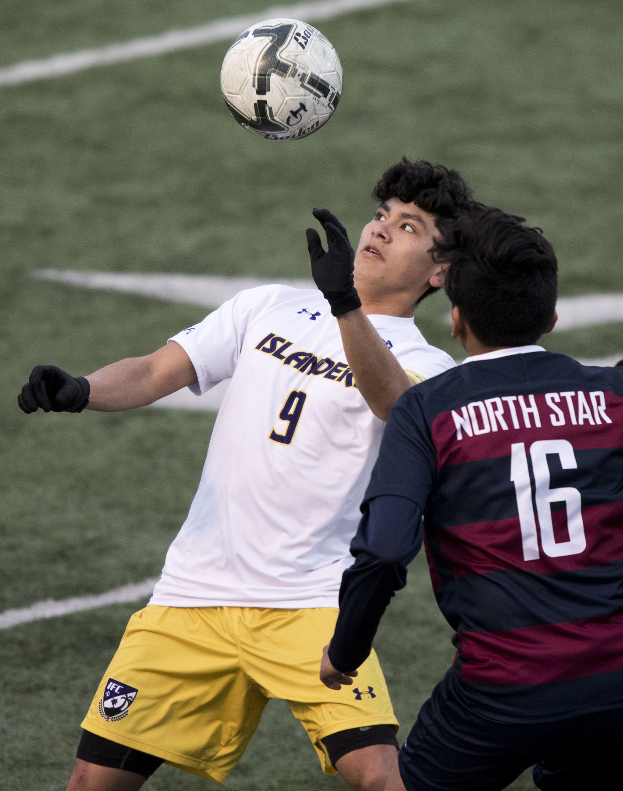 Lincoln North Star vs. Grand Island, HAC boys soccer, 4/4